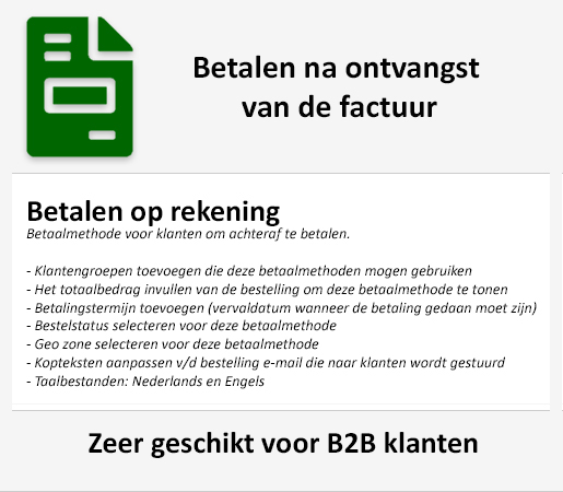 Betalen op rekening v3