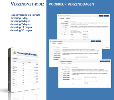 Voorkeur verzenddagen